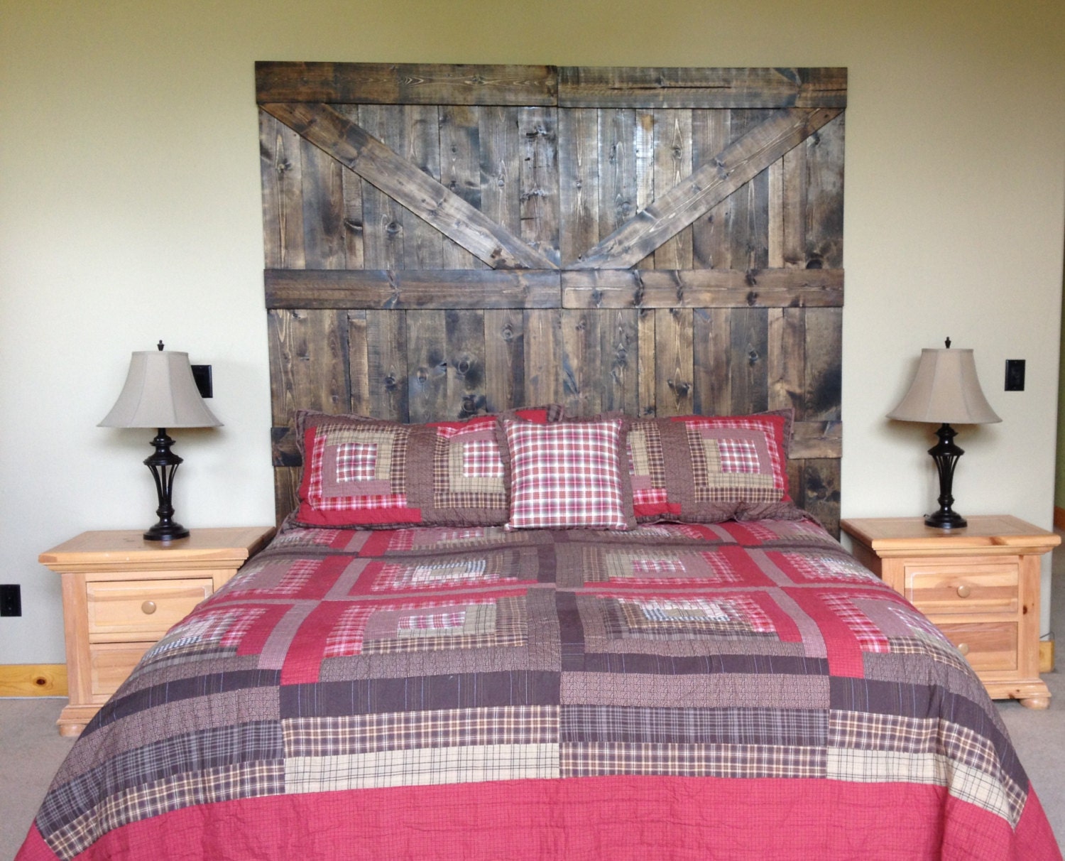 Barn Door Headboard