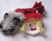 Red Riding Hood and the wolf mittens, Christmas gift for baby, Hand knitted mittens, gloves - montessori toy,gloves - fairy-tale characters Red Riding Hood and the wolf mittens, Christmas gift for baby, Hand knitted mittens, gloves - montessori toy,gloves - fairy-tale characters