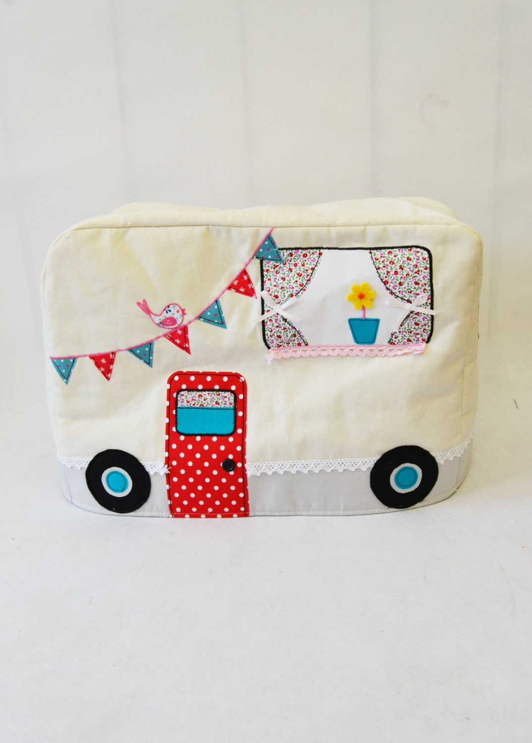 Campervan Caravan Sewing machine cover SEWING by OwlandSewingCat