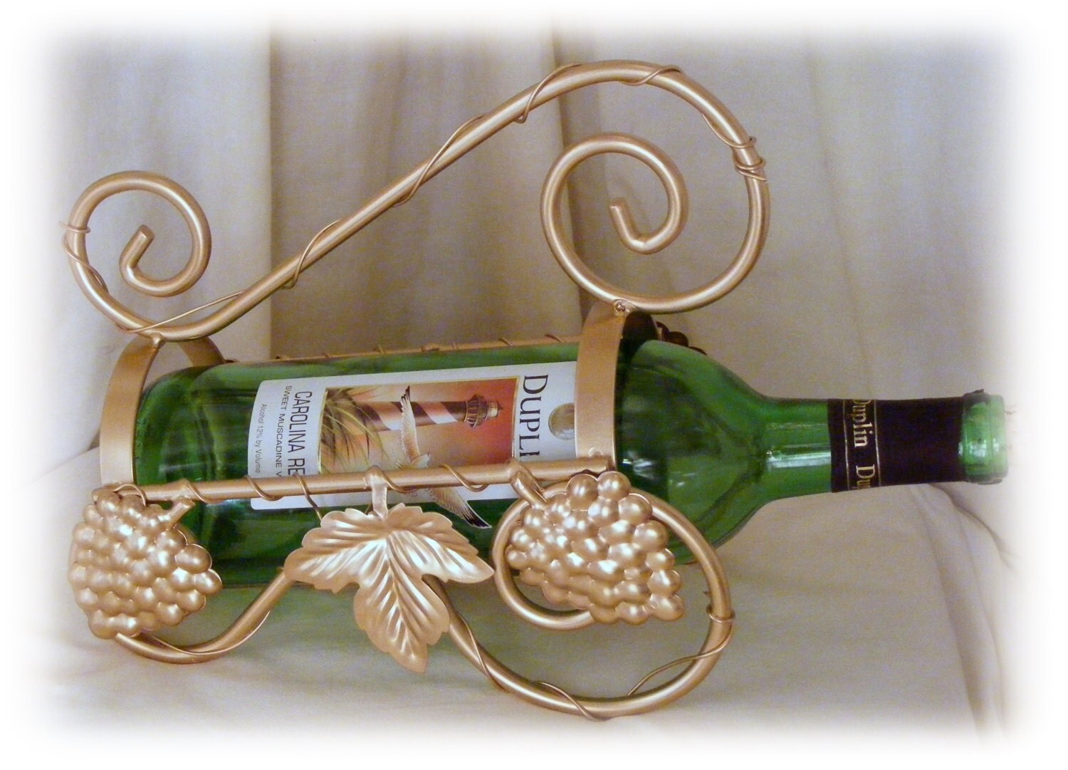 vintage wine bottle holder