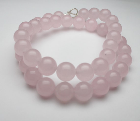 rose quartz pendant bead