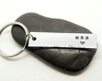 Personalized Keychain - Customize with names, initials, dates.- Gift for Groom, Husband, Father, Mom, Friends, teachers- Unique Gift