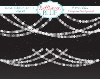 Bokeh String Light Clipart