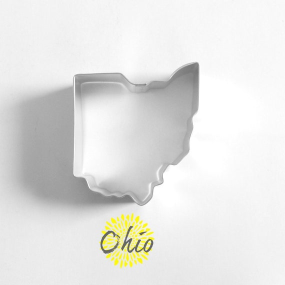 Ohio Cookie Cutter 3 inches State Cookie by TheButtercupHouse