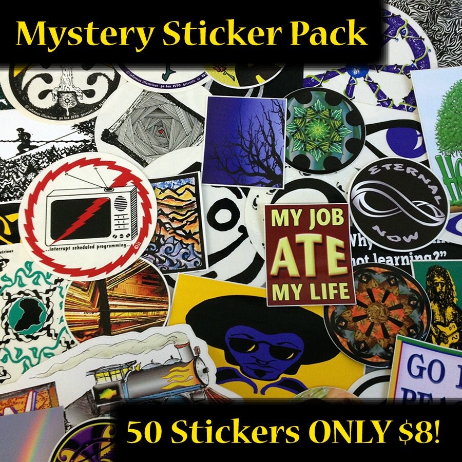 50 Sticker Mystery Pack