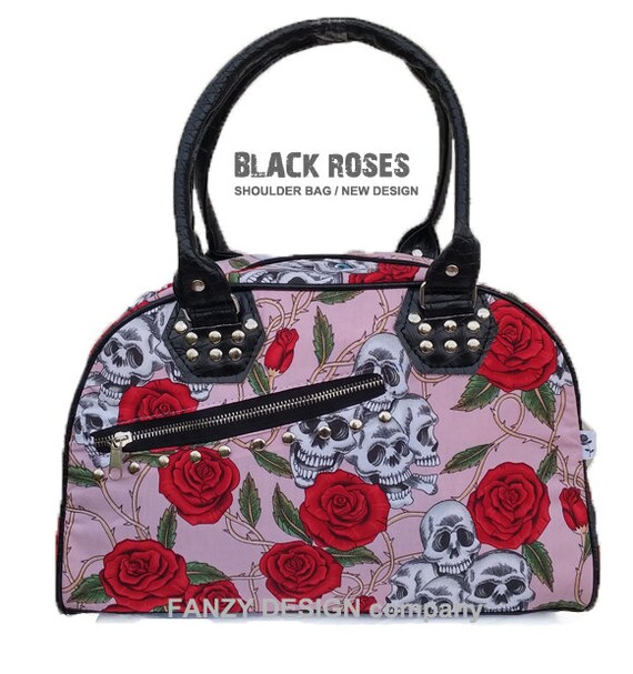 pink goth bag