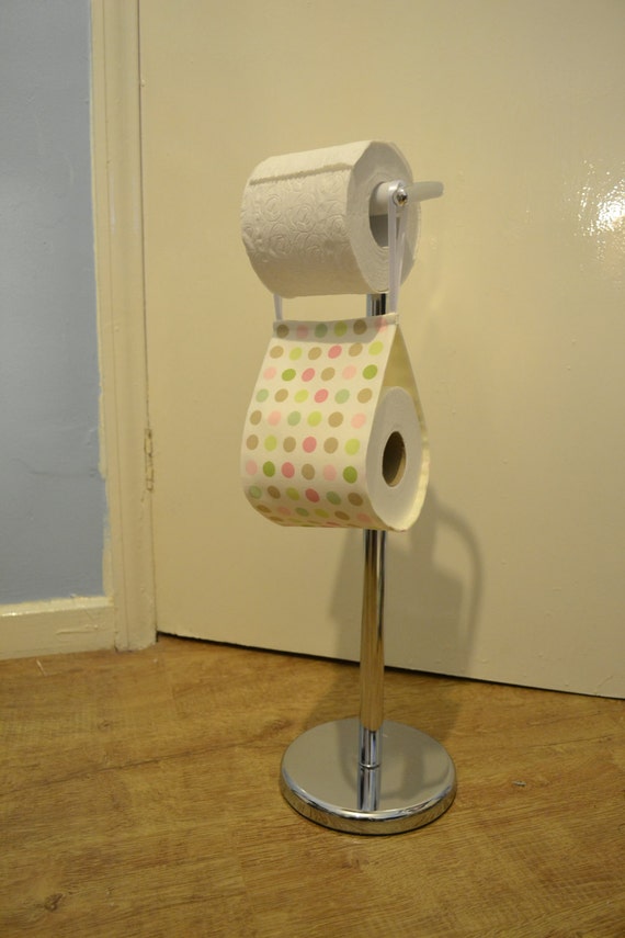 Items similar to The decorative toilet roll holder storage white with