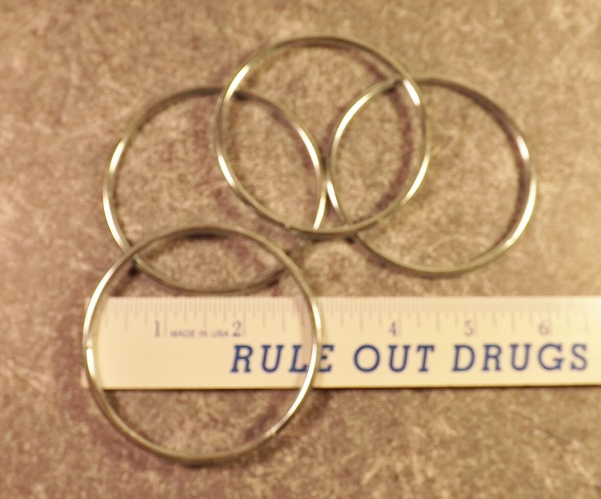 3 inch Metal Rings 4 soldered metal craft by