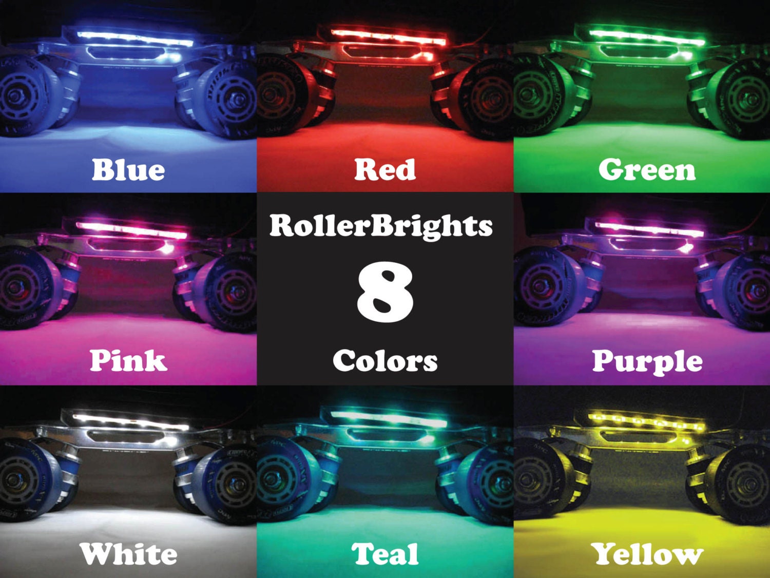 RollerBrights LED lights for Skates