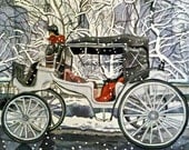 Central Park Carriage Watercolor Print. Winter painting. Snow picture. Romantic decor. Winter wall art. Winter picture. Watercolor painting. Central Park Carriage Watercolor Print. Winter painting. Snow picture. Romantic decor. Winter wall art. Winter picture. Watercolor painting.