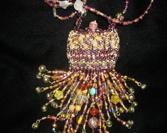 The Many Gems Amulet Bag. OOAK