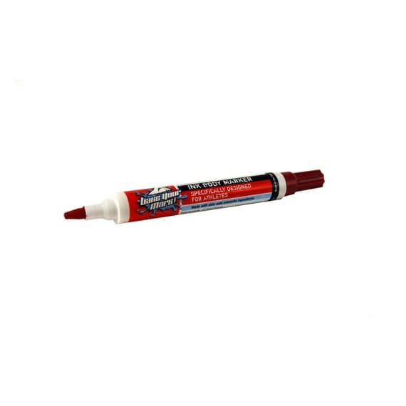 Waterproof Ink Skin Marker Red Body Art by HandmadeCraftSupply