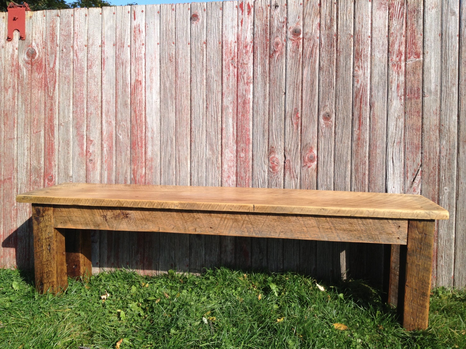 Rustic Barnwood Bench