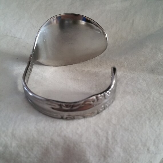 Handmade Cuff Bracelet from a Vintage Stainless by potsysplace