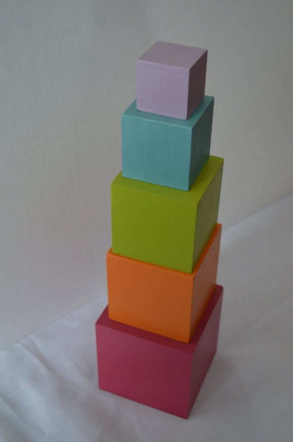 Wood Stacking Blocks