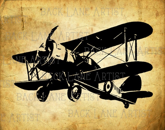 clipart antique airplane - photo #50