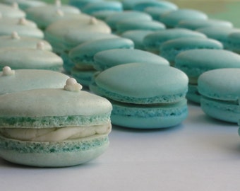 1dozen/12 gluten free macarons, french macarons, french cookies, blue macarons,pink macarons,white macarons ,green macarons,purple macarons
