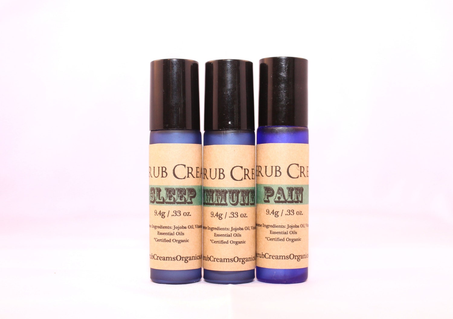 Essential Oil Roller Bottle Blends / Aromatherapy Roller