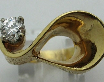 Items similar to Vintage Diamond Cocktail Ring on Etsy