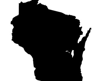 Wisconsin sticker | Etsy