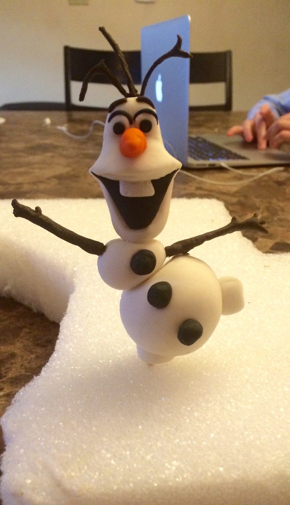 olaf cake topper