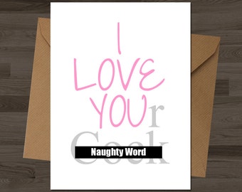 Dirty birthday cards | Etsy
