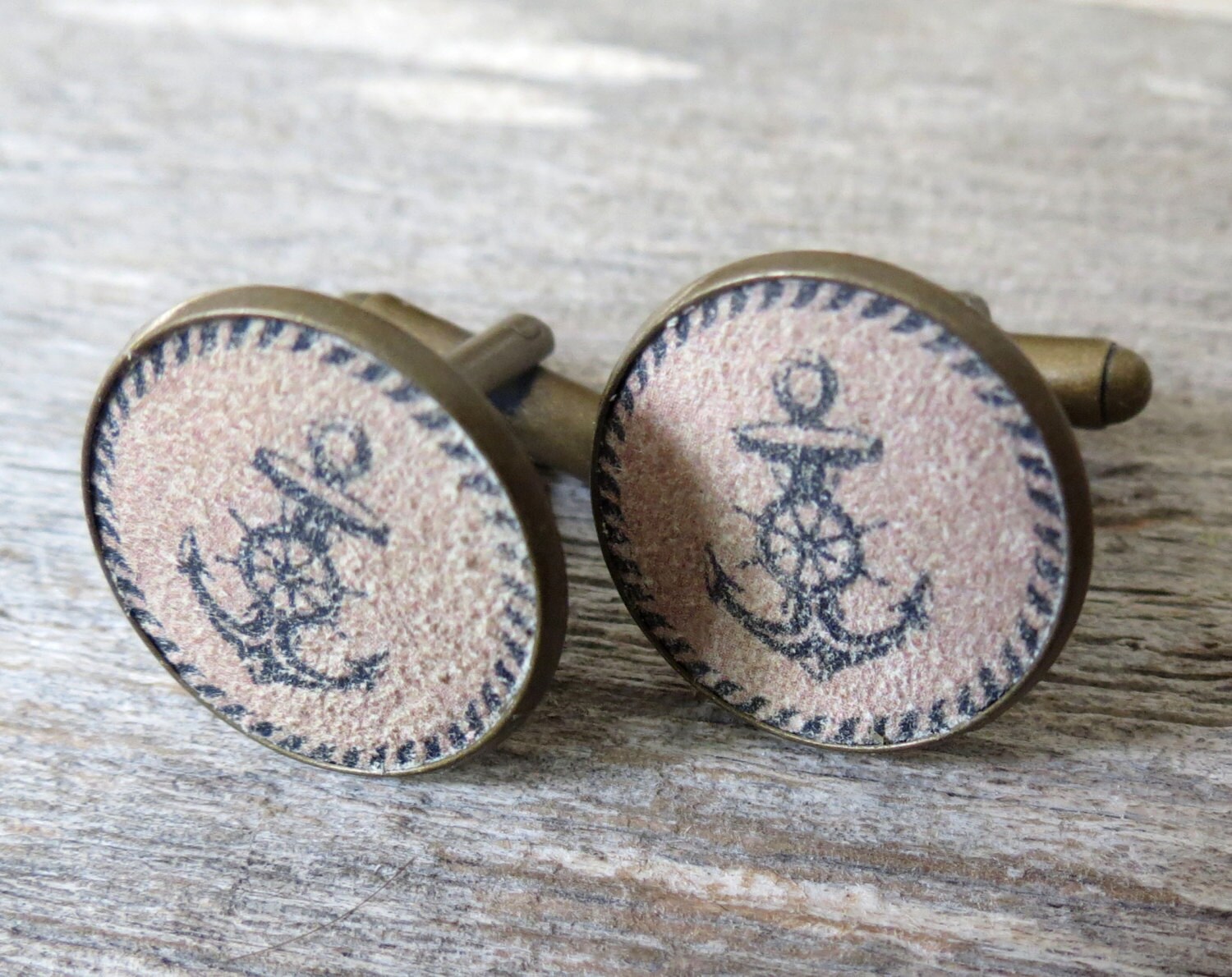 Anchor Cufflinks Nautical Cufflinks For Men Men's