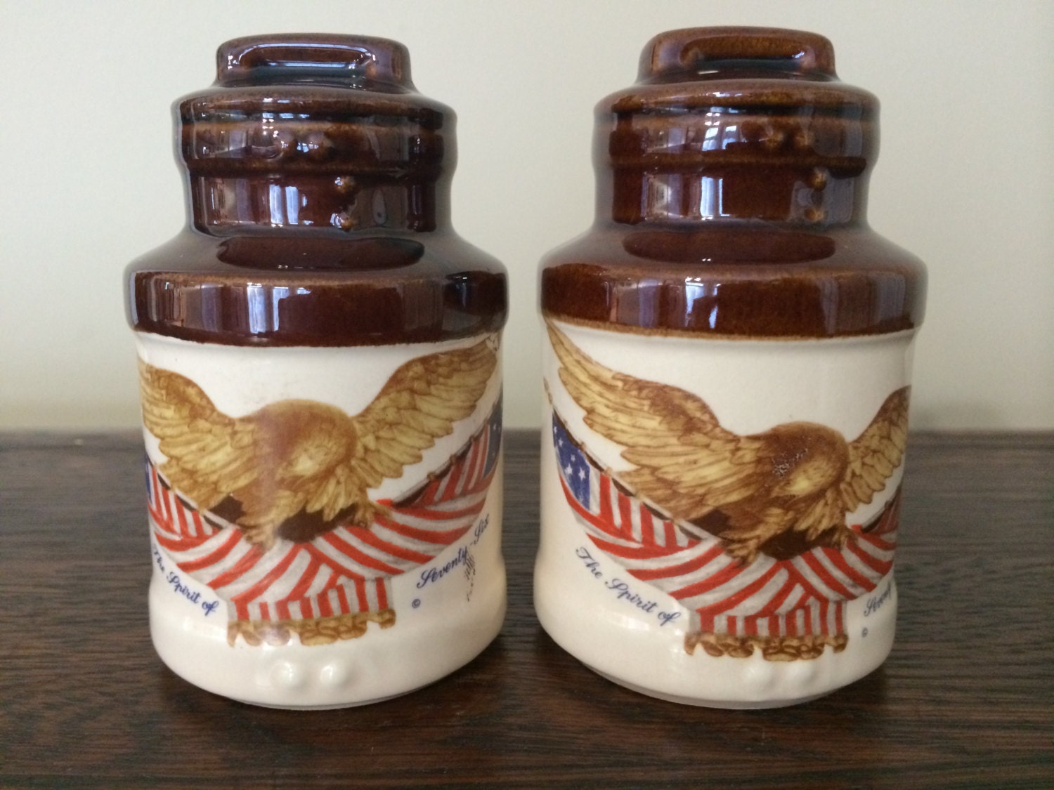 McCoy Spirit of '76 Salt & Pepper Shakers