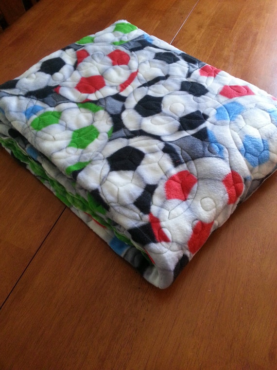 Extra Long Fleece Lap Blanket. Lap Quilt Two Layers by ...