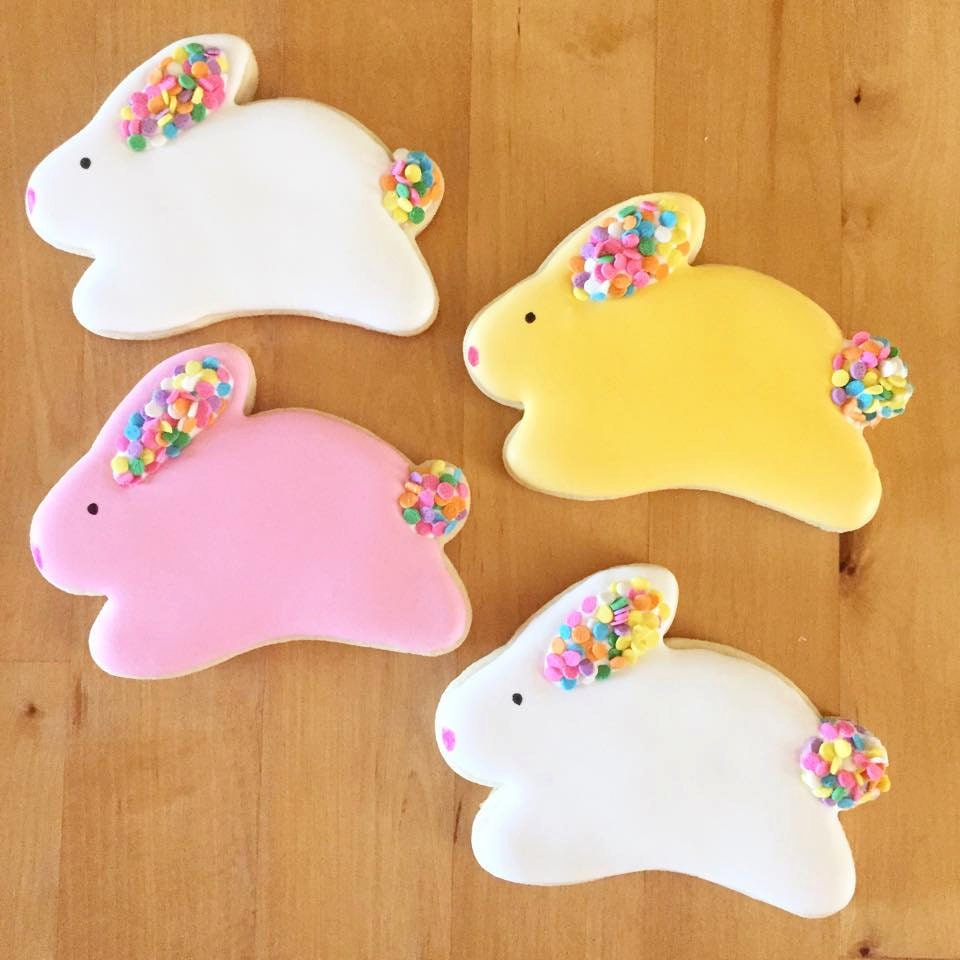 Royal icing Bunny cookies