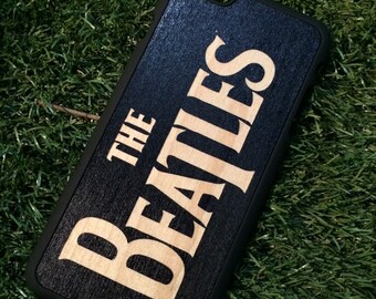 The Beatles no.2 Engraved On Black Color Dipped Wooden Case