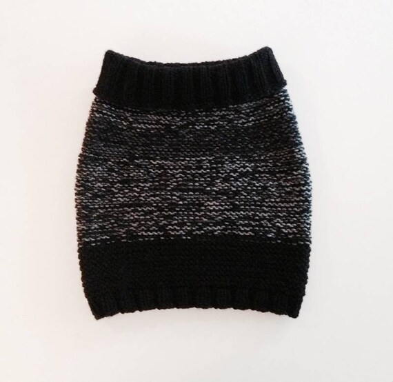 tricoter une jupe en laine femme