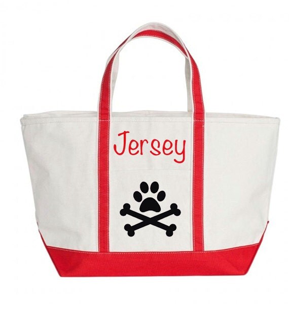 custom dog tote bag