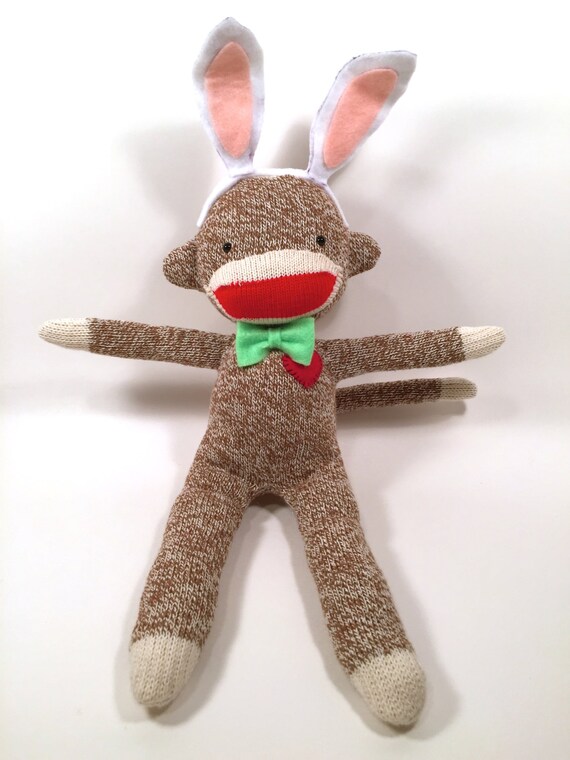 bunny sock monkey