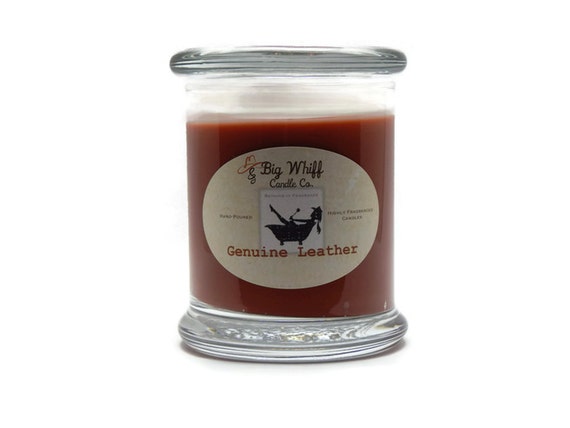 for wax oil or leather boots Candle, Small Leather Handmade Scented Candle, Candle, Scented Highly