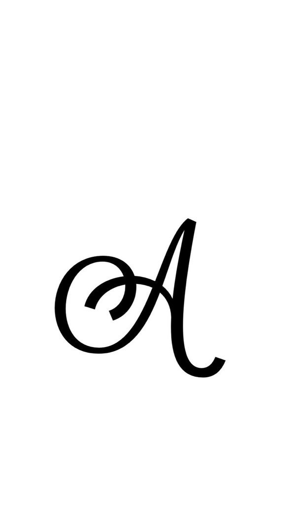One Initial Monogram Vinyl Sticker Decal by ATLmade on Etsy