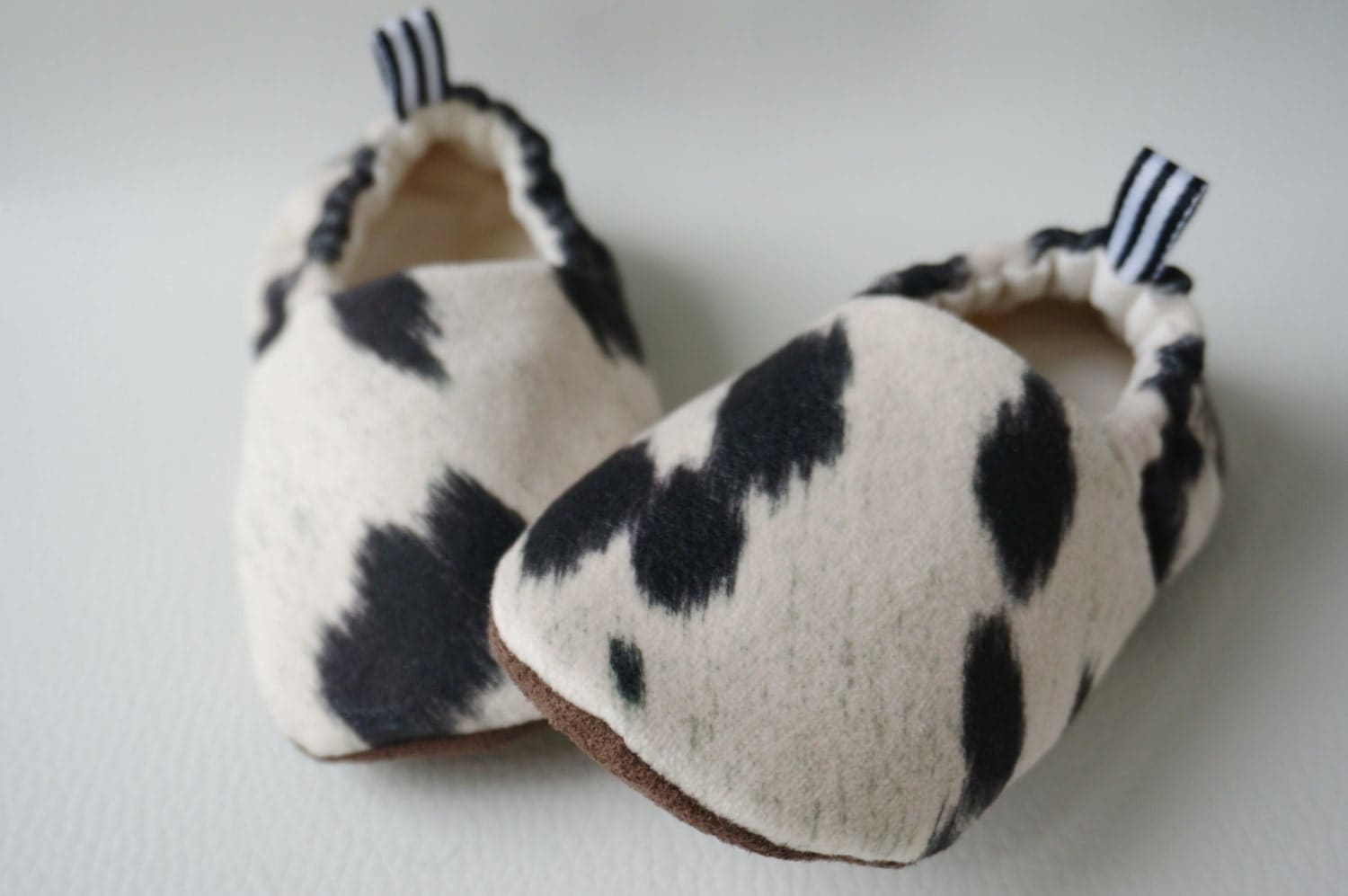 Cow print baby shoes The jersey cow shoe baby