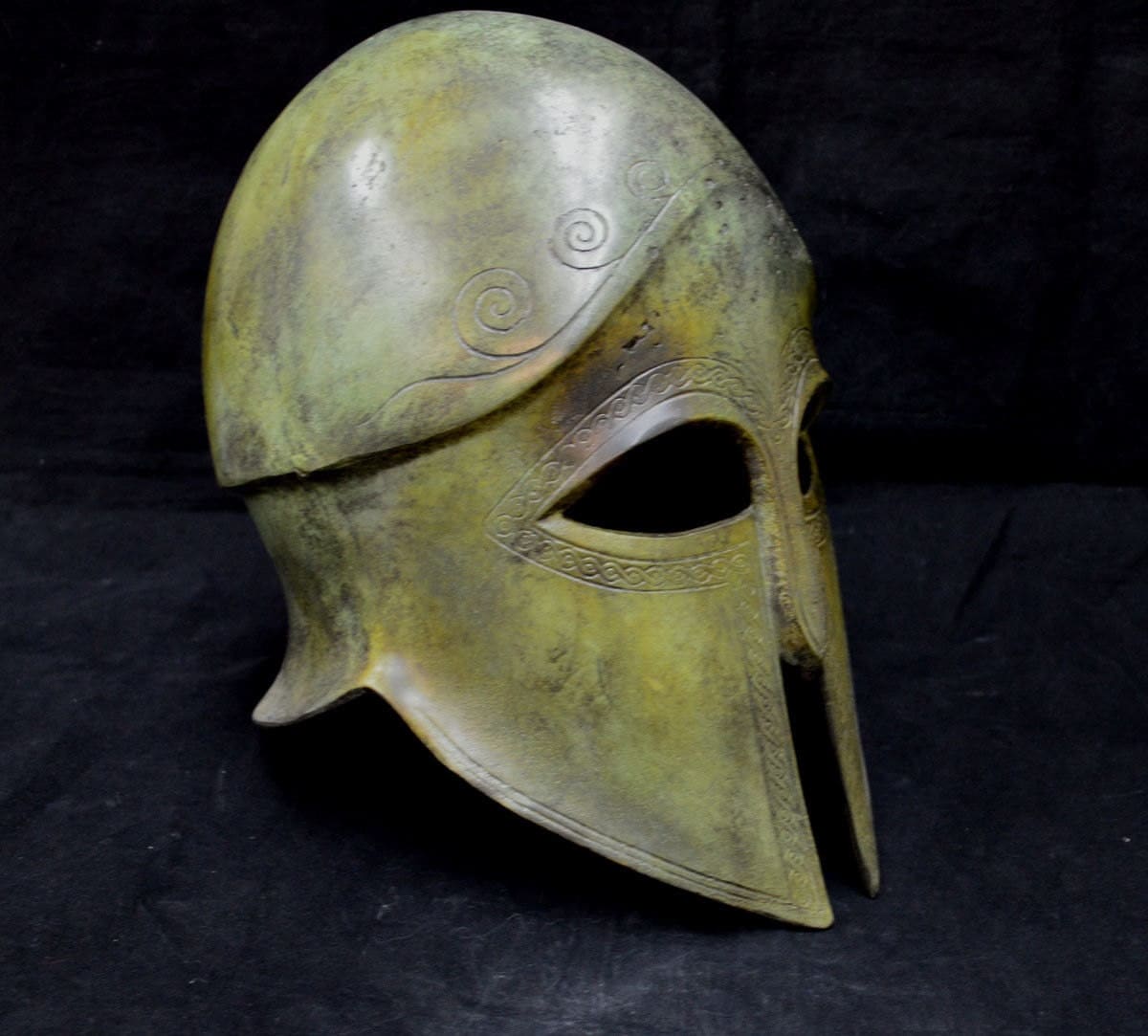 Themistocles Helmet Athenian bronze aged with closed nose type