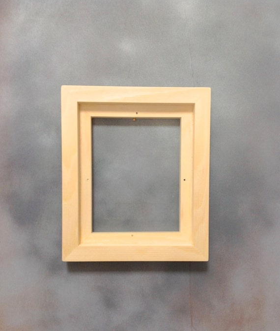 Items similar to 8x10 Floater Frame for Canvas Painting. 3/4" Depth Floater Frame for 8x10