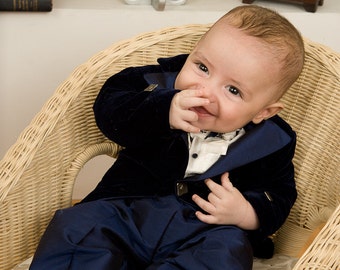 Ring Bearer Outfit Chester, Navy Blue Suit, First Birthday Suit, Boys Weeding Outfit, Christening Boy Suit, Boy Clothes, Formal Boy Suit