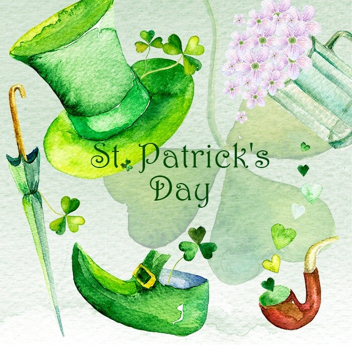 Download St. Patricks Day Watercolor Saint Patrick's Day Clip art