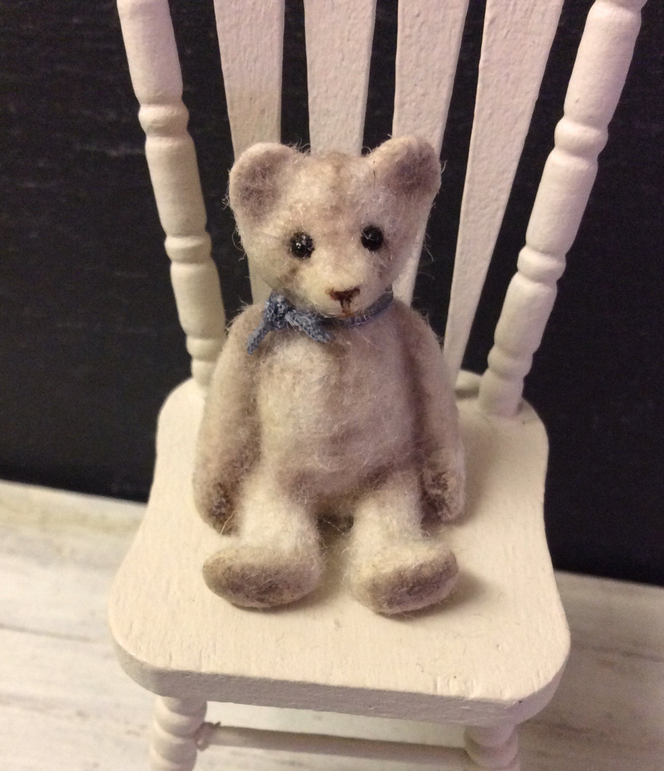 dolls house miniature teddy bears