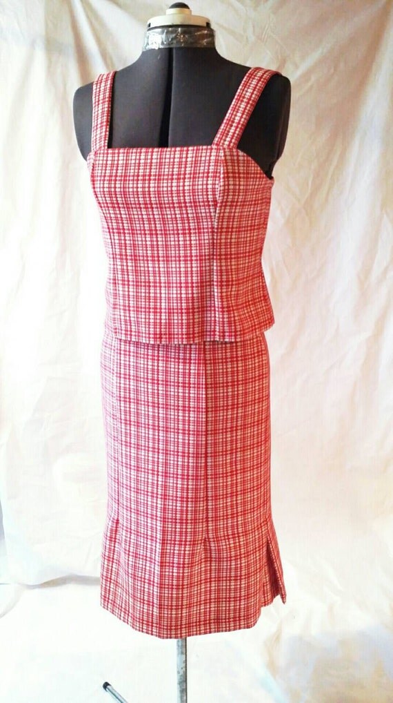 Handmade Vintage Inspired Skirt/Top by giselleclothing on Etsy