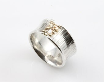 Corset Ring, Sterling Silver Laced Corset Ring, Laced Up Ring, silver corset ring, BDSM ring, bondage ring, 50 Shades of Grey ring