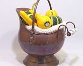 Vintage Copper Hod 8 inches wide Pitcher, Planter Decorative Holder Excellent condition Vintage Copper Hod 8 inches wide Pitcher, Planter Decorative Holder Excellent condition