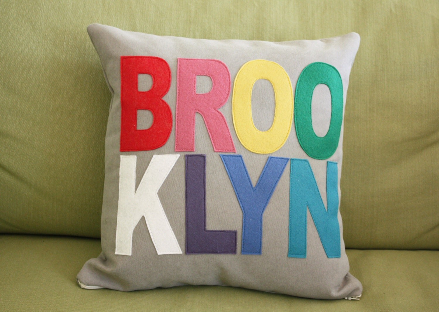 City Pillows // Custom City Pillows // Brooklyn // Austin