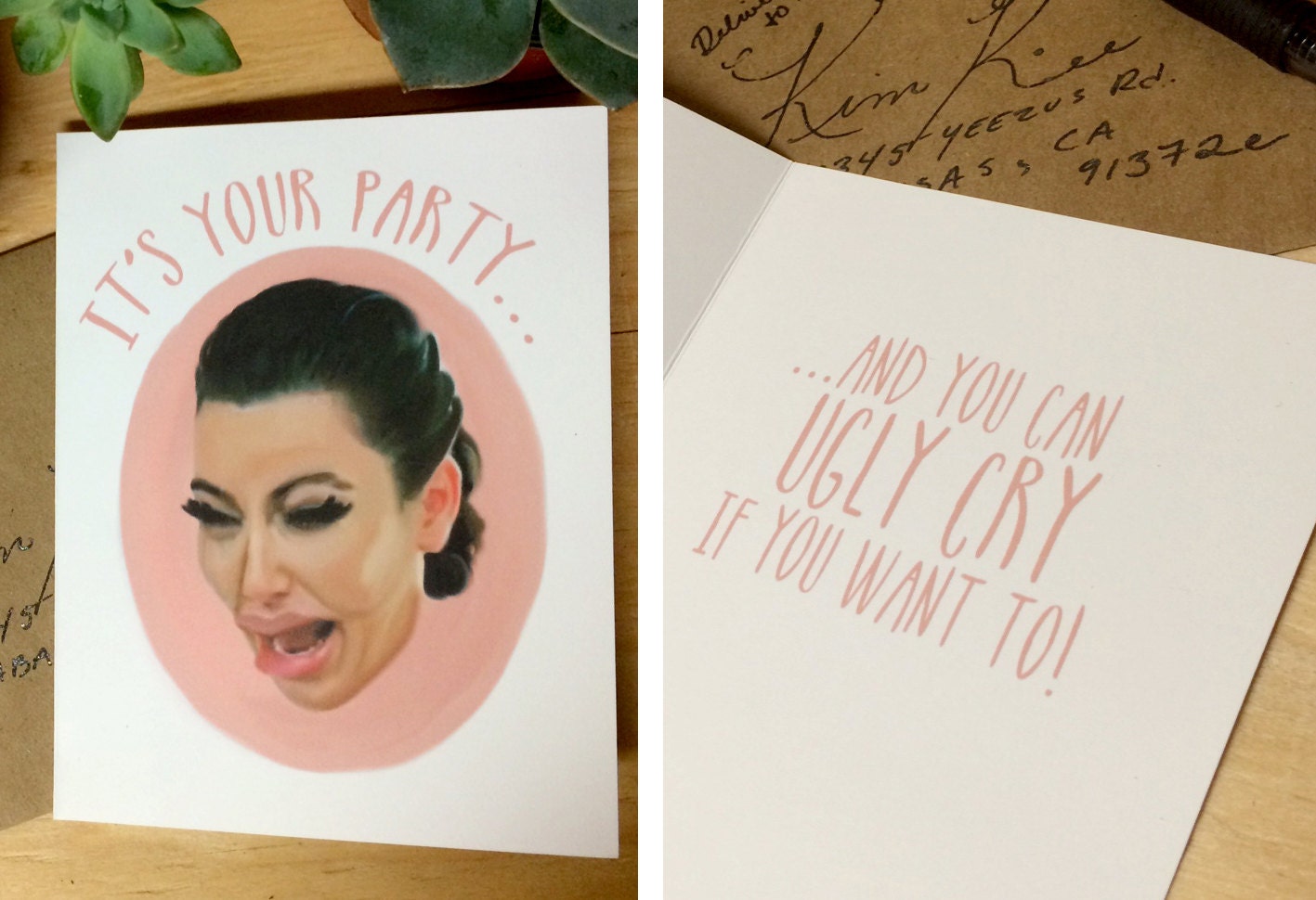 Beautiful 20 Kardashian Birthday Card