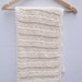 Organic cotton blanket antique white