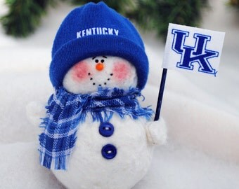 University of Kentucky Snowman Ornament