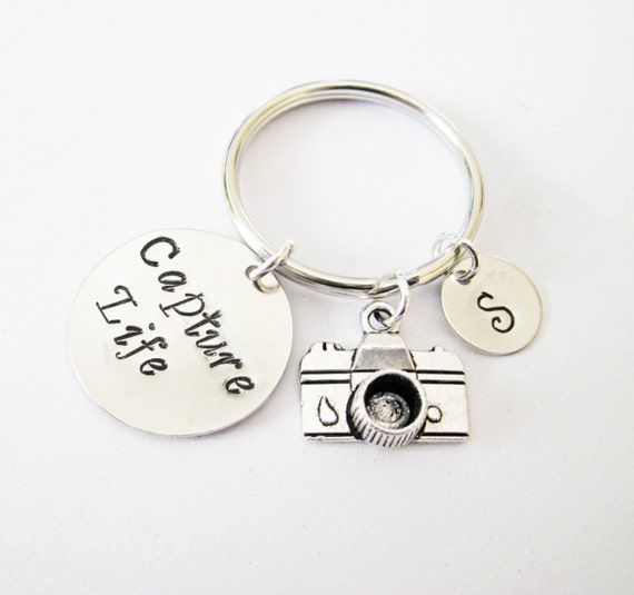 TAFREE Camera square keychain men women Photographer